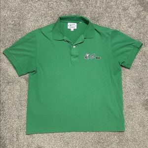 Vintage Lacoste X Peanuts Green Polo